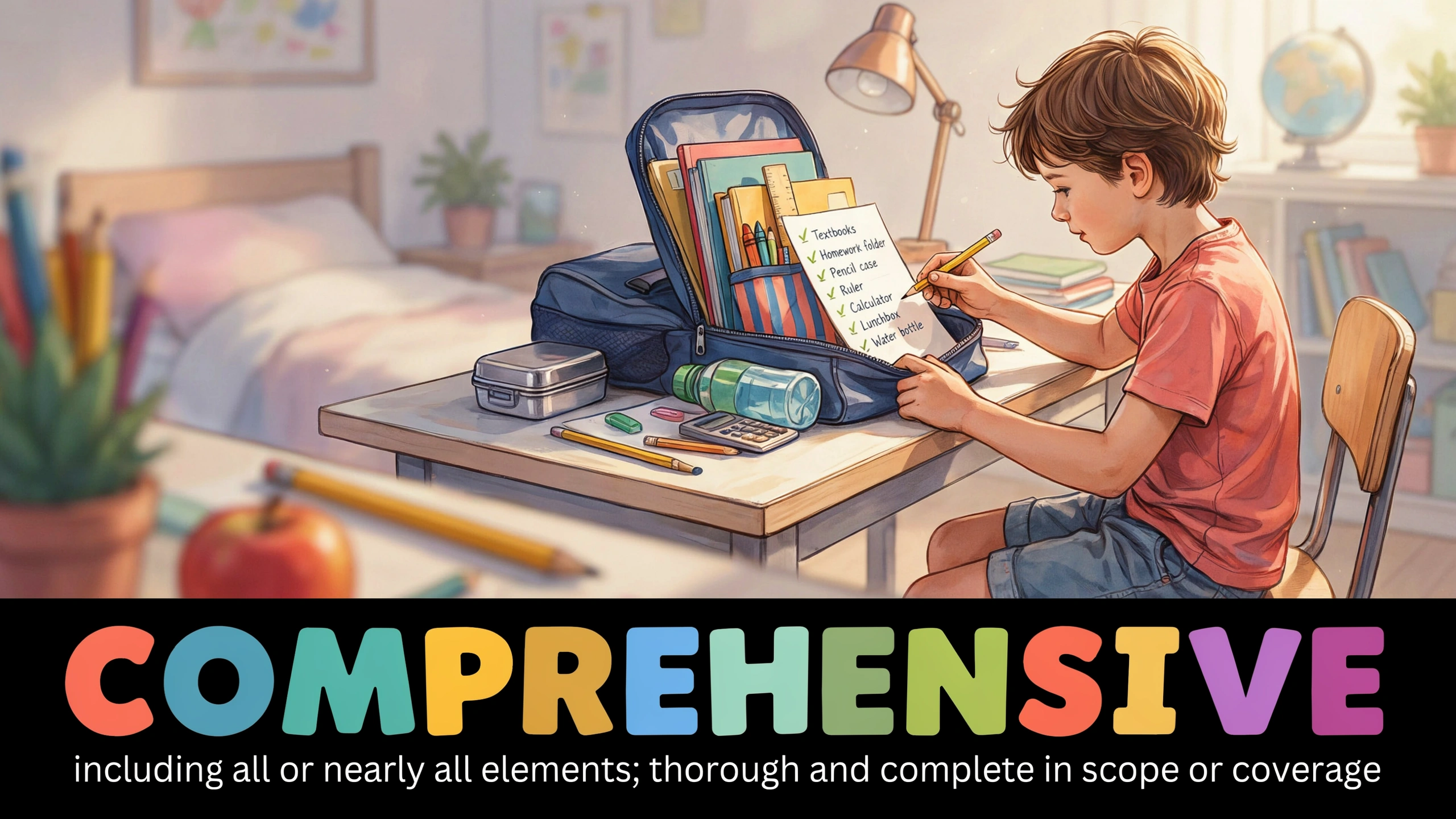 English Illustration for comprehensive